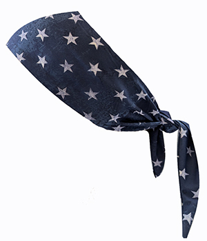 Patriotic Stars Tied Headband